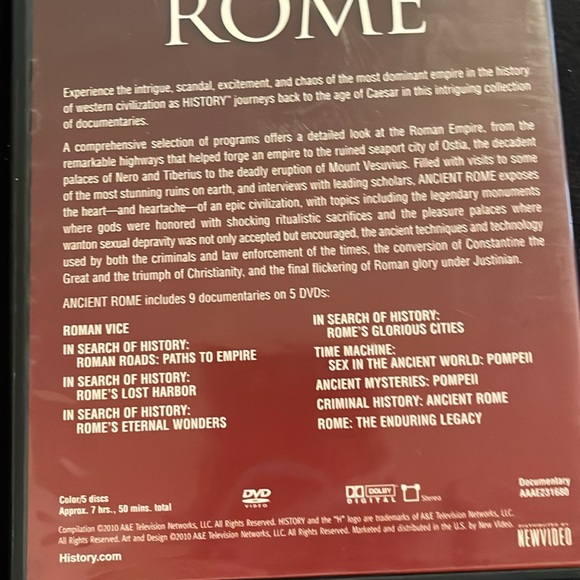 Ancient Rome (5 DVD’s) like new with 9 documentaries - Picture 7 of 7